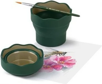 Gotë plastike Faber-Castell Clic&Go, e gjelbër