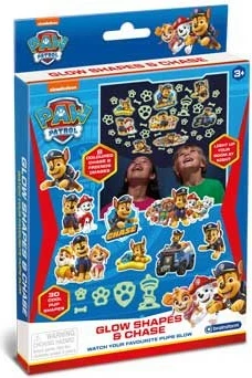 Ngjitëse murale që ndriçojnë në errësirë Paw Patrol, MG DYSTRYBUCJA NIC1040, plastikë, set prej 30 copë