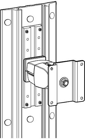 Komplet mbajtëse Ergotron Track Mount, alumini