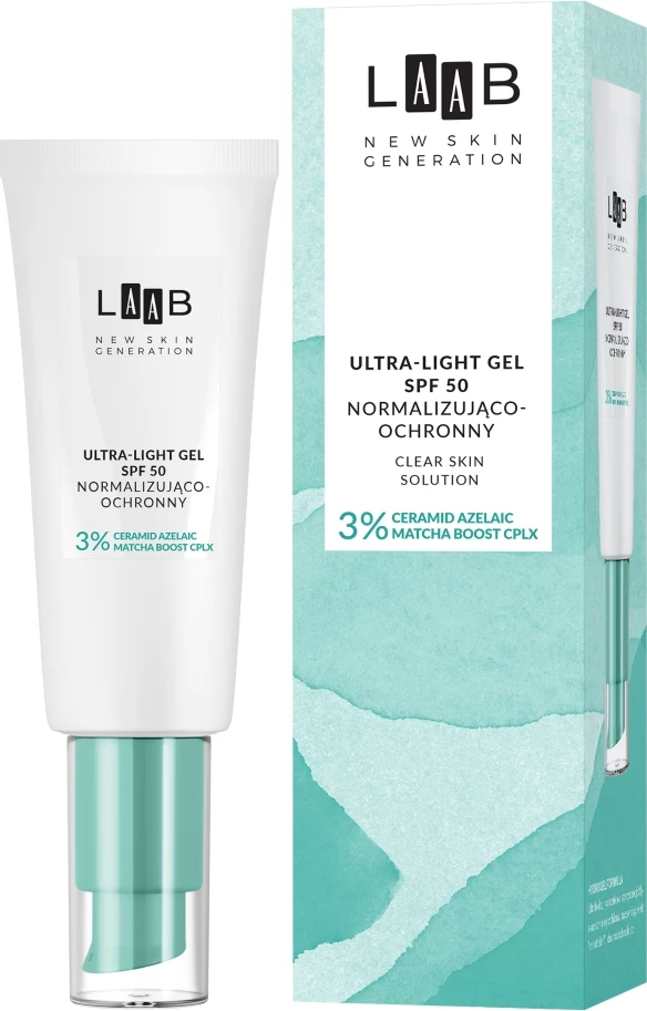 Xhel hidratues me SPF për femra AA Laab Clear Skin Solution Ultra-Light SPF50, 40ml