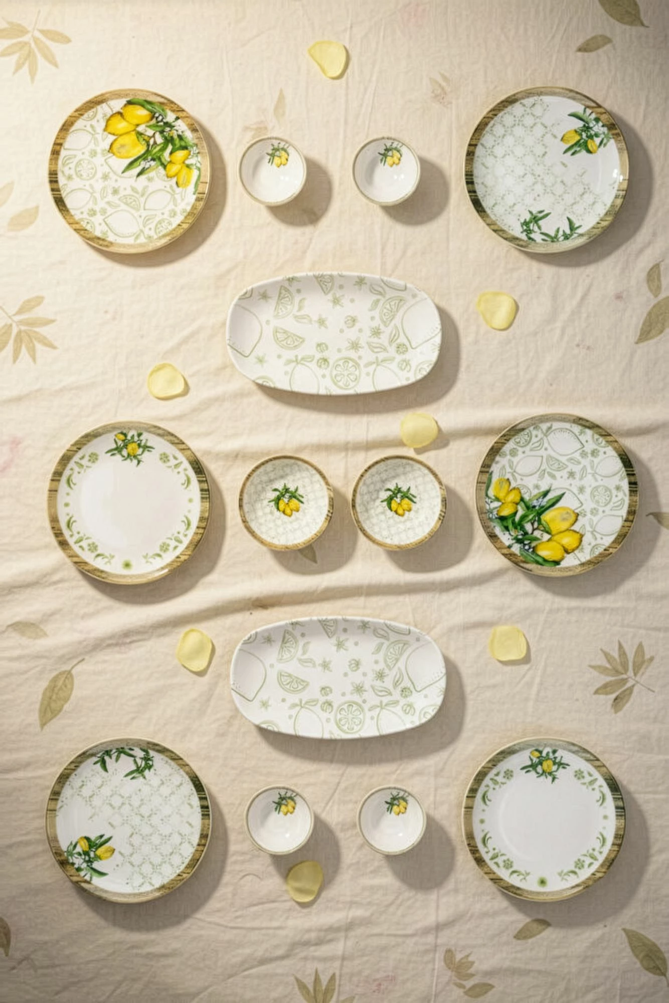 Set mëngjesi 14 pjesësh Hermia Concept, KH Moderna Lemon