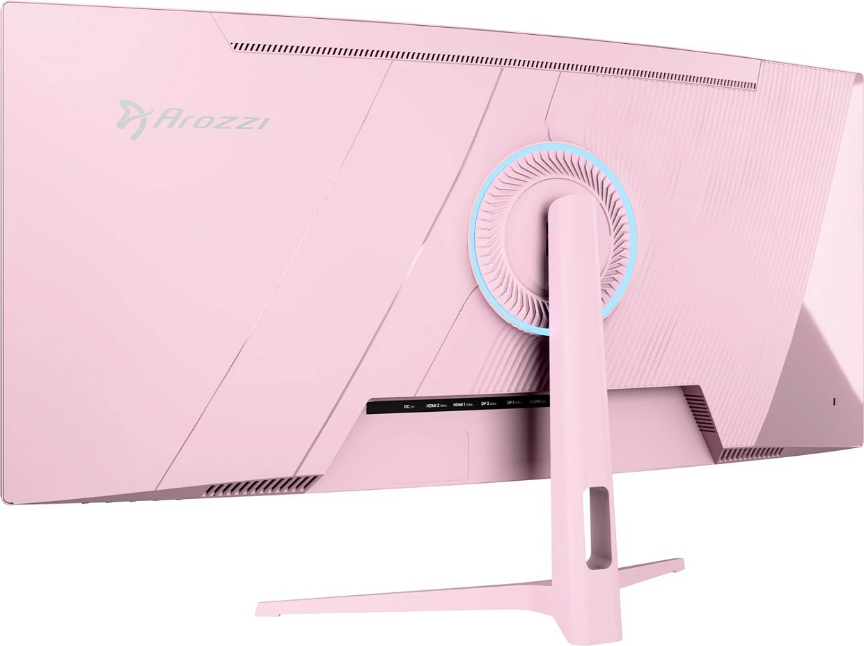 Monitor AROZZI TFT Nova 34", UWQHD 3440x1440, 165Hz, i lakuar, rozë