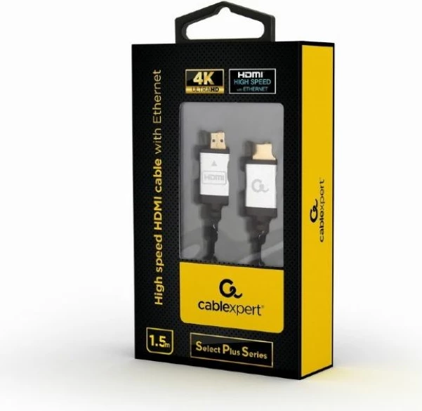 Kabllo HDMI Gembird Select Plus CCB-HDMIL-1.5M, e zezë