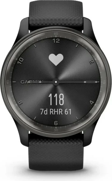Smartwatch Garmin vivomove Trend 40mm, e zezë