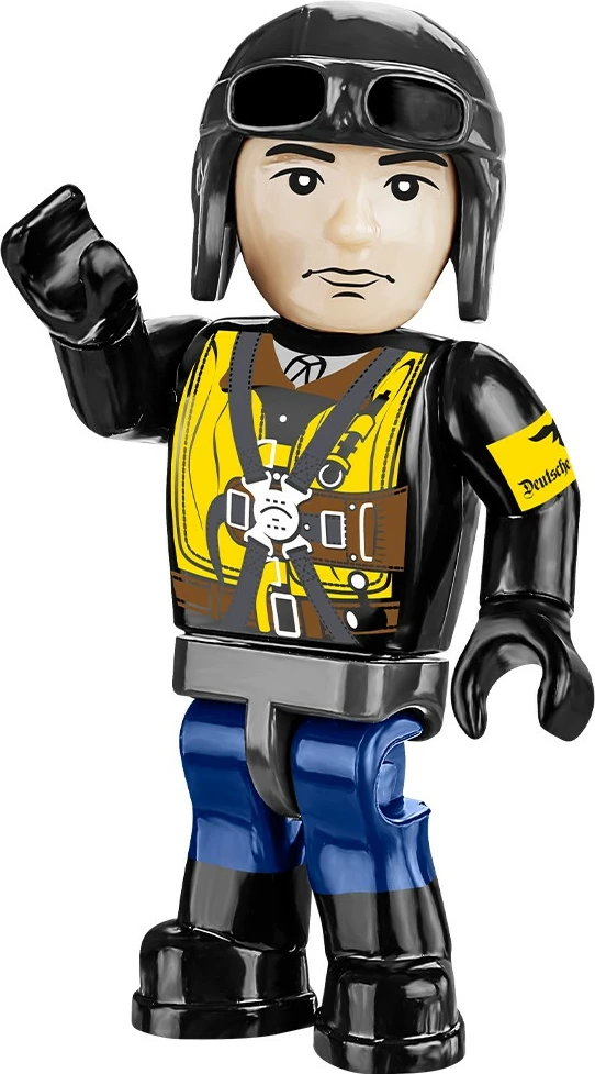 Set ndërtimi Cobi Klocki Messerschmitt Me262 A-1a, 390 pjesë, me figurë piloti, Jeshile/Gri