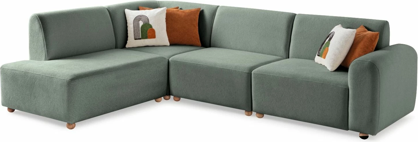 Këndare Atelier del Sofa, S-Loft, kënd i majtë, ngjyrë jeshile deti
