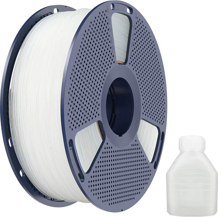 Filament 3D Sunlu PP Nat 0.8kg, 1.75 mm, 0.8 kg, Natyral e bardhë