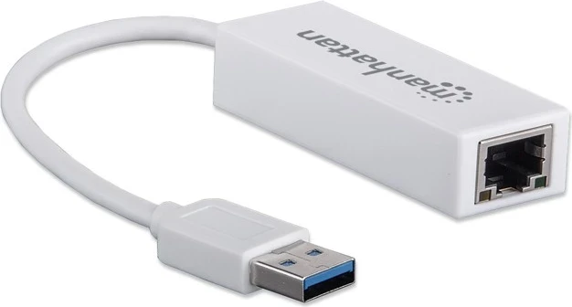 Konvertuesi Manhattan USB në RJ45, bardhë