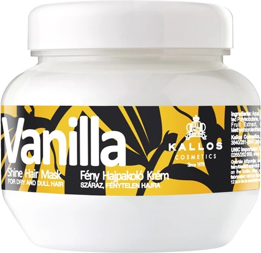 Maskë për flokë për femra Kallos Vanilla Shine 275ml