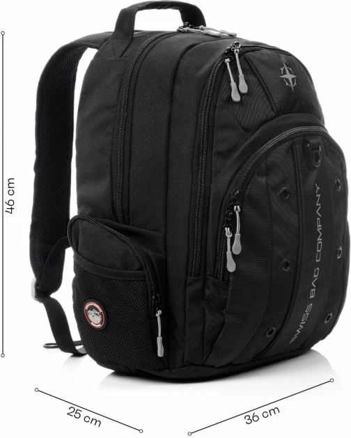 Çantë shpine Inny unisex, e zezë