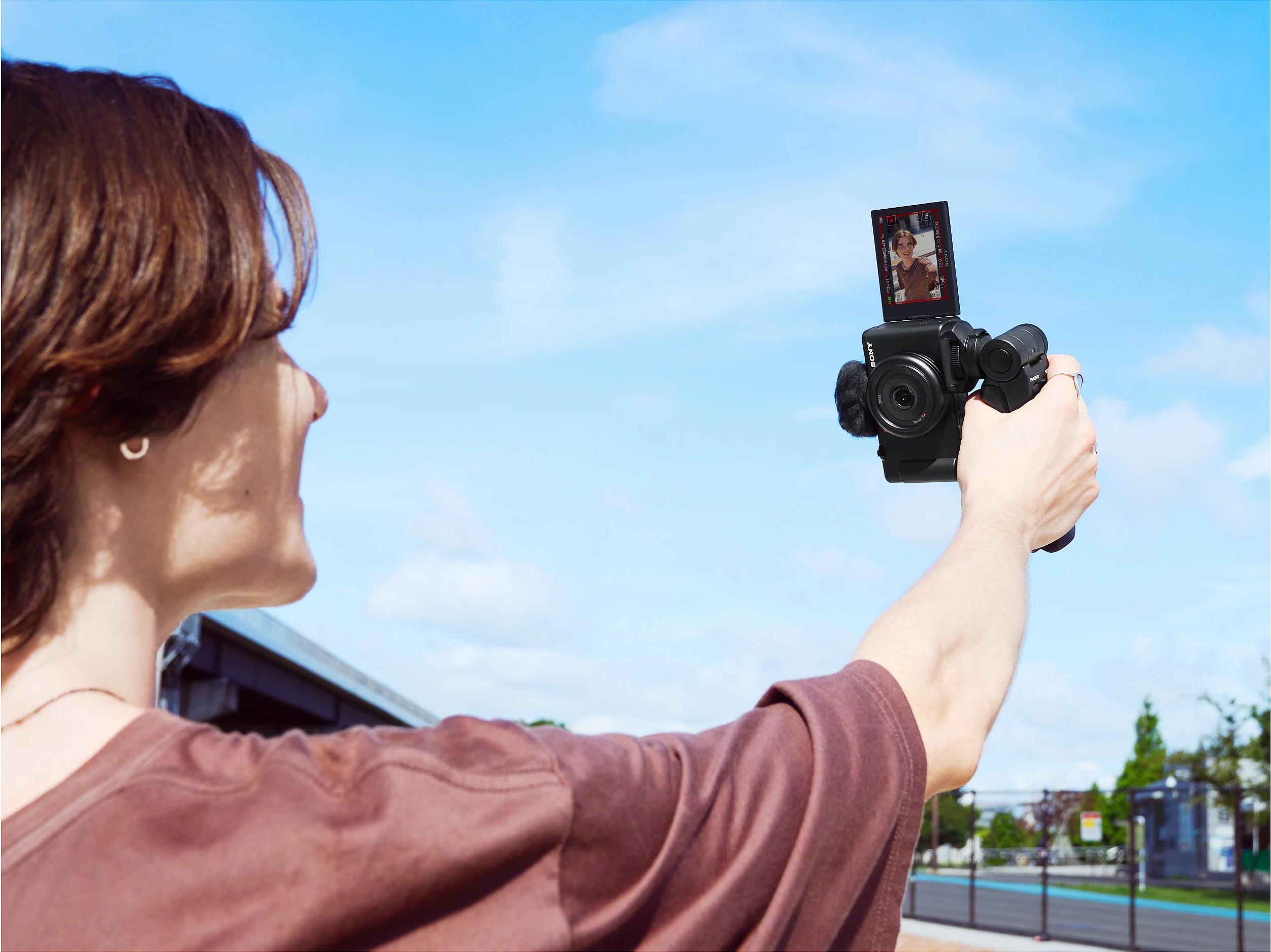 Kamerë kompakte Sony ZV-1F, 20.1MP, 4K UHD, ekran 3" me prekje, e zezë 3