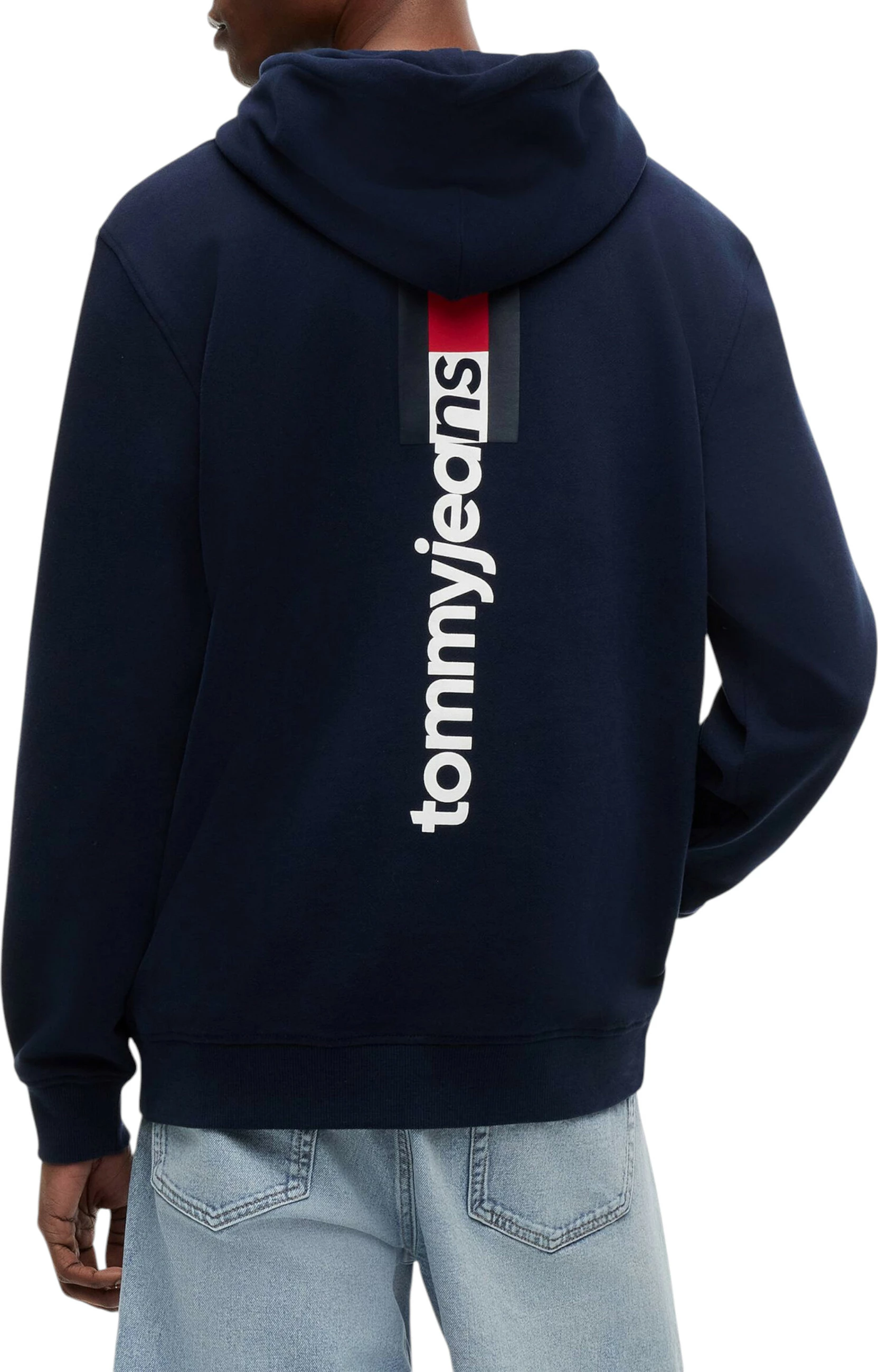 Duks me kapuç për meshkuj Tommy Hilfiger Jeans DM0DM23393, blu e errët [Madhësia: XL]