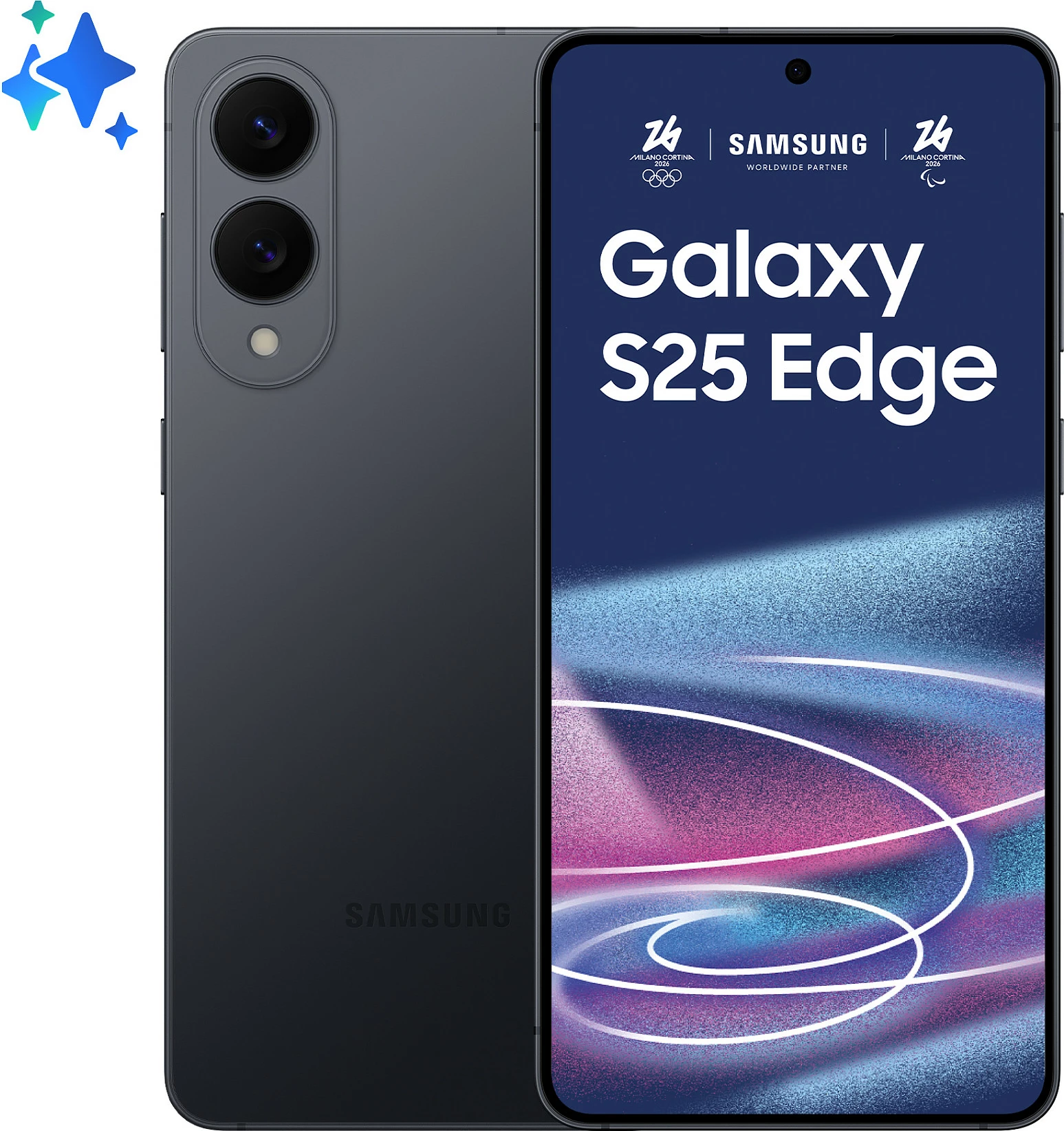 Celular Samsung Galaxy S25 Edge, 12GB RAM, 512GB, 6.7" QHD+, 200MP, Titanium Jetblack