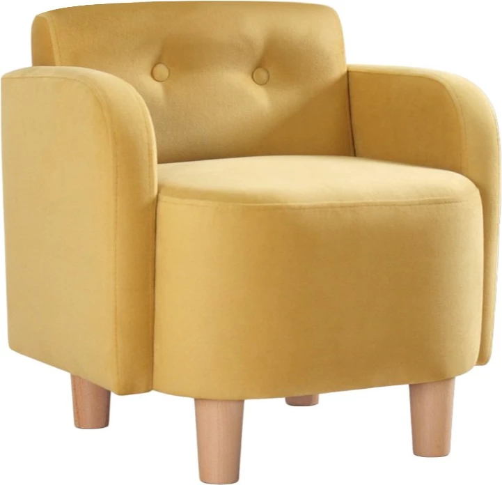 Karrige për fëmijë, model Wing, Atelier del Sofa, Volie, e verdhë