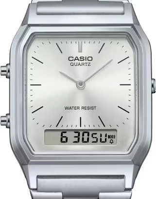Orë dore Casio AQ-230A-7AMQY, e argjendtë
