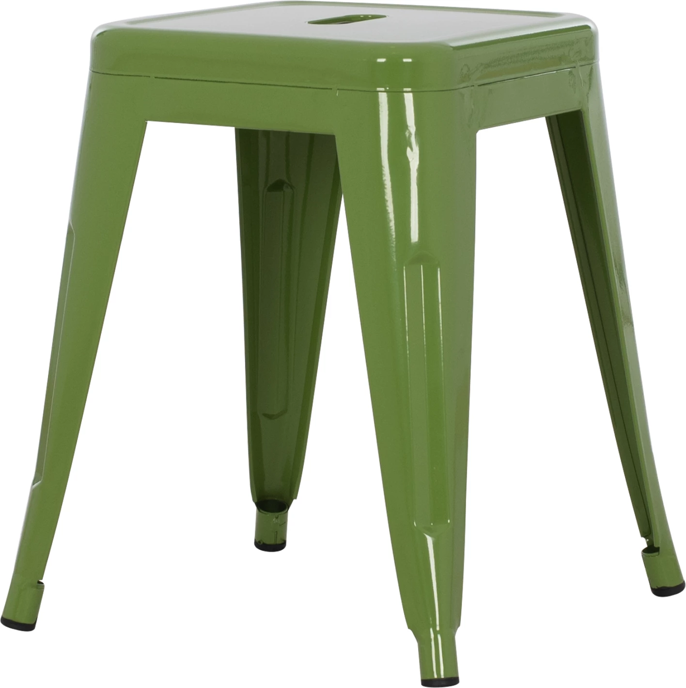 Karrige për bar MELITA FH0096.53 metalike, ngjyrë ulliri e çelët, 39x39x46H cm.