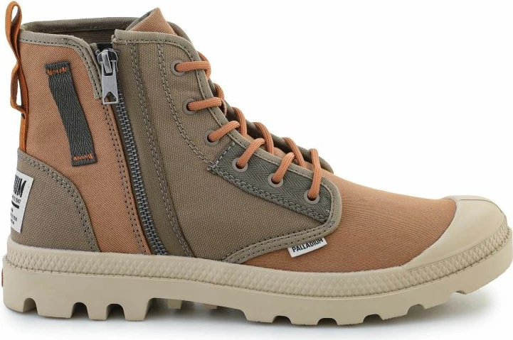 Këpucë për meshkuj Palladium Pampa Detroit Zip SU 04612-961-M, të gjelbra/kafe