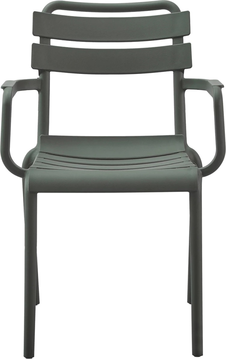 Karrige me krahë polipropileni PHILLY FH6123.04, ngjyrë ulliri, 58,5x49x83,5Hcm