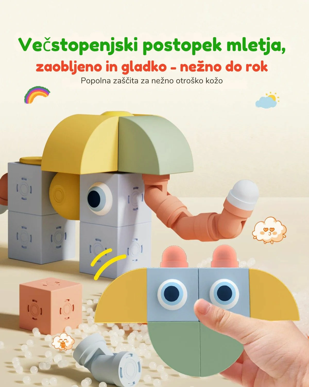 blloqe magnetike ndërtimi Magfun Zoo Creators, set 32 copë, figura kafshësh 3D, 3+ vjeç, shumëngjyrëshe