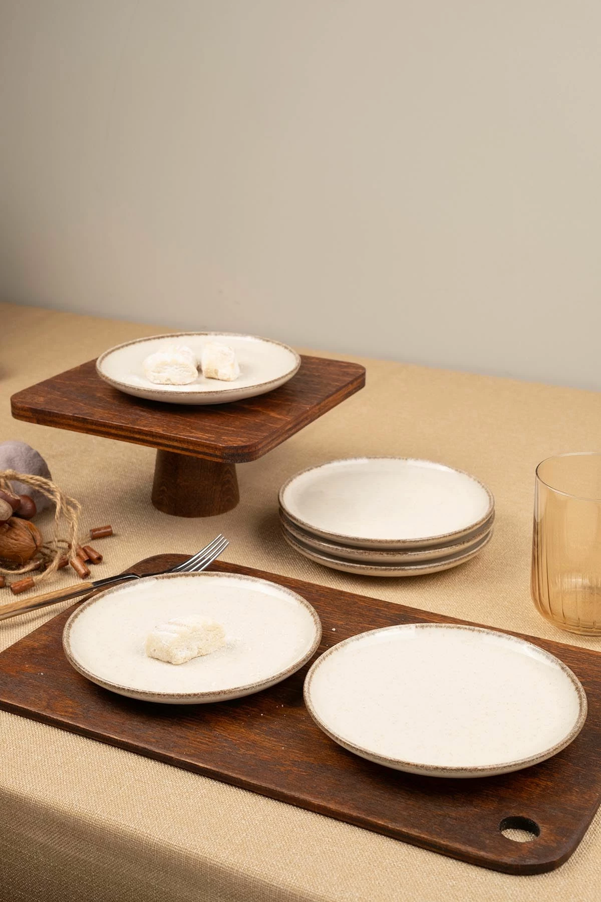 Set për shërbim torte (6 copë), Hermia, MOD19DUS6730P02