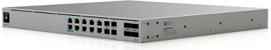 Router firewall Ubiquiti UniFi EF-Core, 4x QSFP28, 4x SFP28, 8x 10GbE, 2x GbE, gri