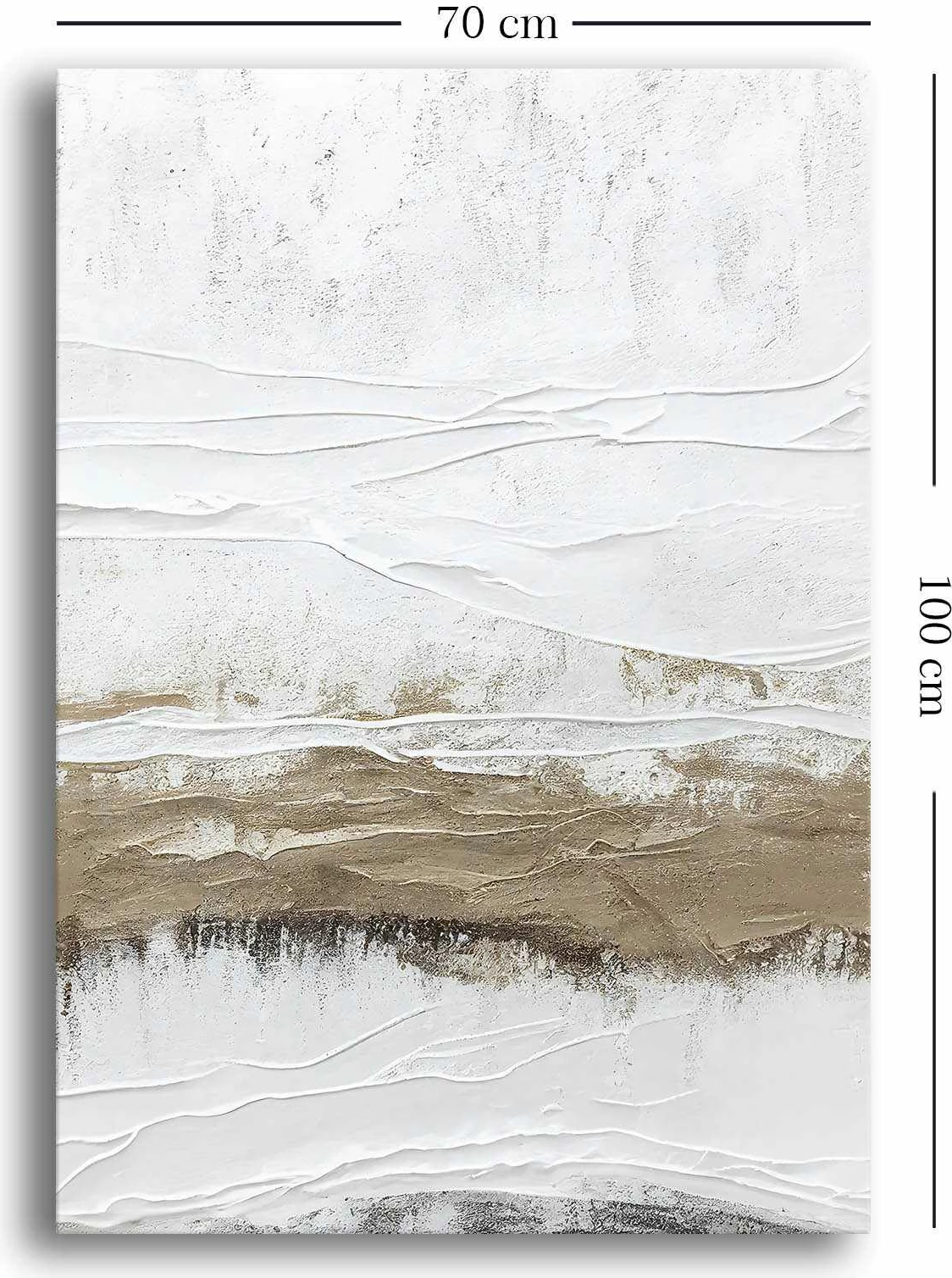 Pikturë dekorative në kanavacë, shumëngjyrëshe, Wallity, 70x100cm, 70100Wabisabi-006