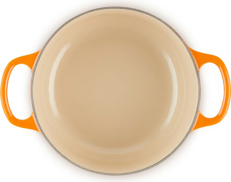 Tenxhere rrumbullake Le Creuset Signature 18 cm, portokalli