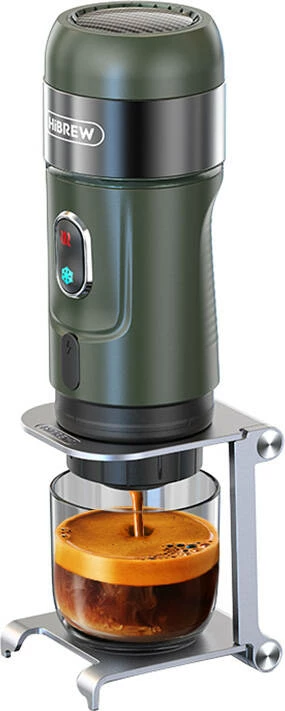 Aparat portativ për kafe HiBREW H4B, 3-në-1, 2200 mAh, 15 bar, me kuti, Jeshil