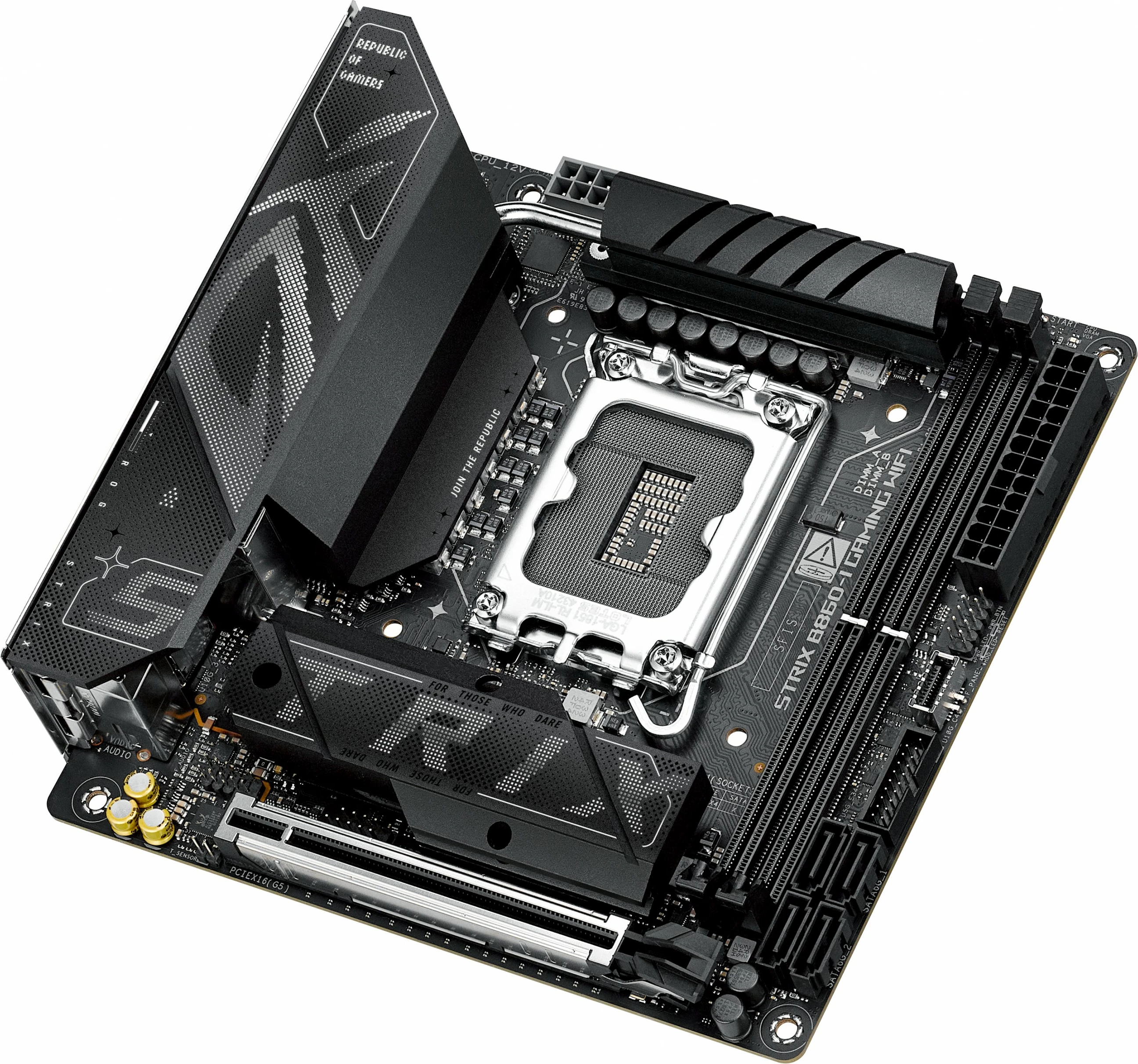 Pllakë amë ASUS ROG STRIX B860-I GAMING WIFI, LGA1851, mini ITX