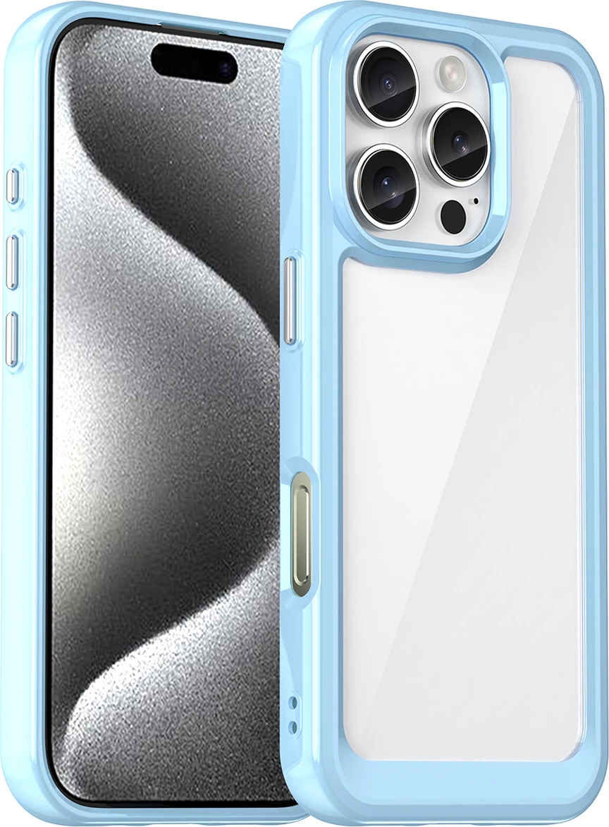 Mbështjellës Hurtel Outer Space Case për iPhone 16 Pro, kaltër