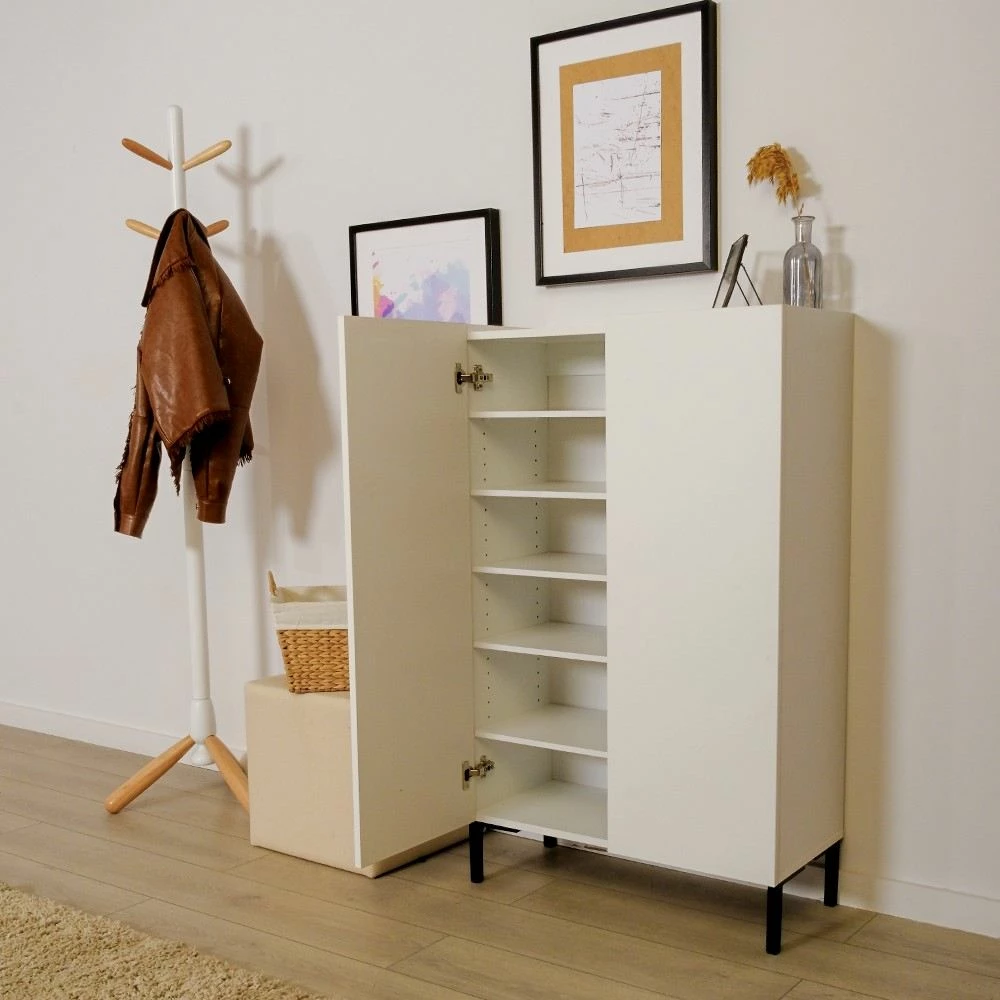 Dollap multifunksional Hanah Home, Shc-820-Dd-1, i bardhë