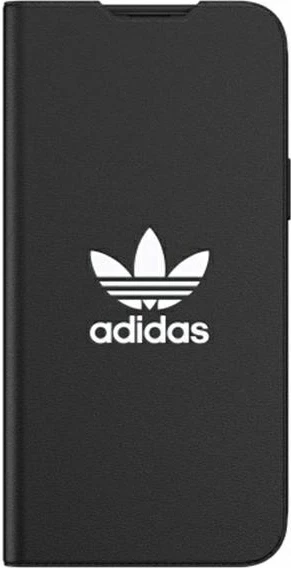 Mbështjellës Adidas OR Booklet Case BASIC për iPhone 13 Pro Max, 6.7", zi-bardhë