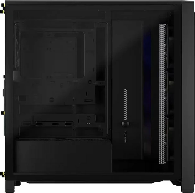 Kasë Corsair Frame 4000X RS, Mid-Tower, ATX/EATX, xham i temperuar, RGB, e zezë