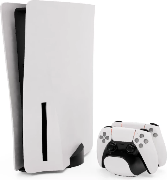 Bazë karikimi Fenner për DualSense PS5, e zezë