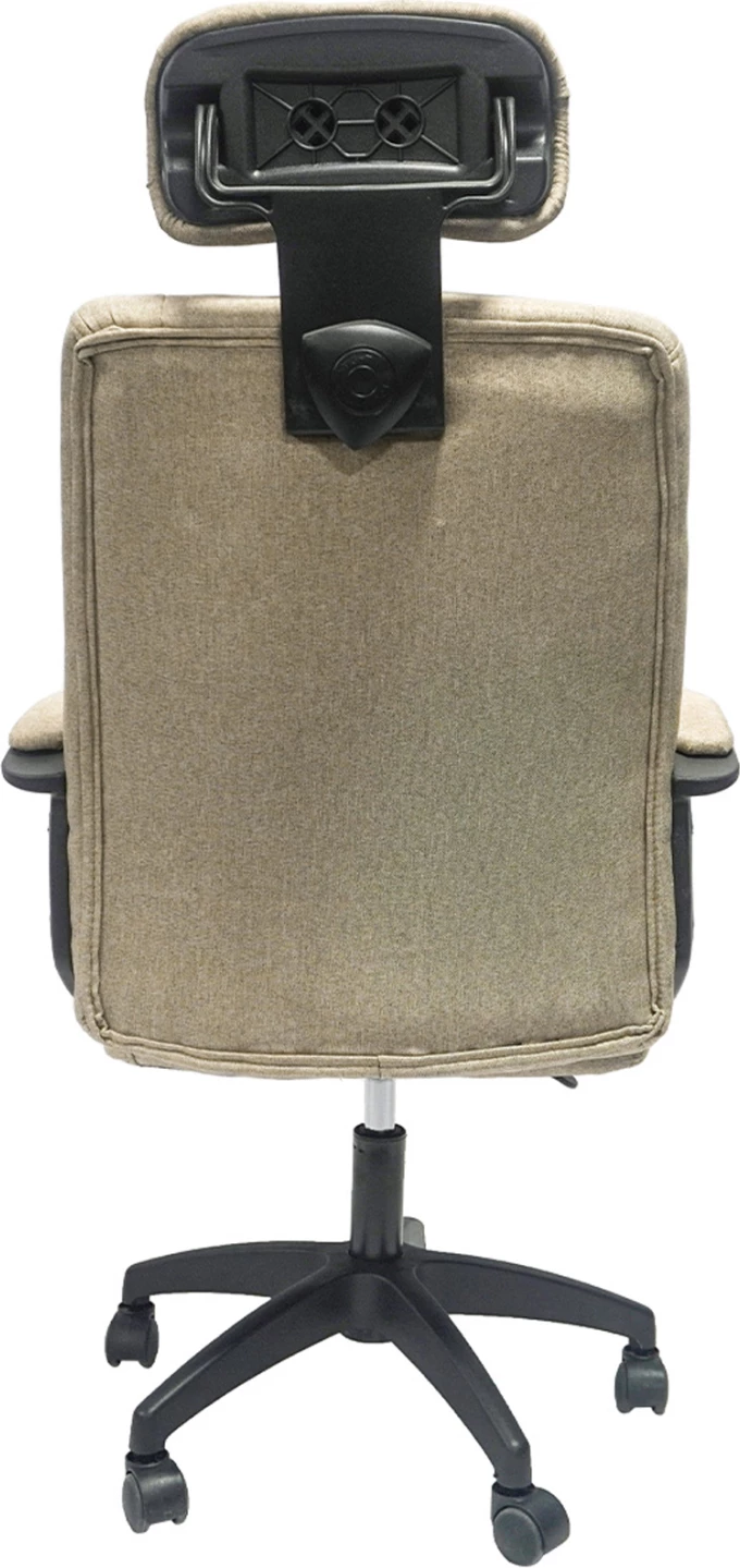 Karrige zyre NIMBLE FH1199.13, pëlhurë kaki, kornizë dhe bazë najloni e zezë, 51x61x130H cm