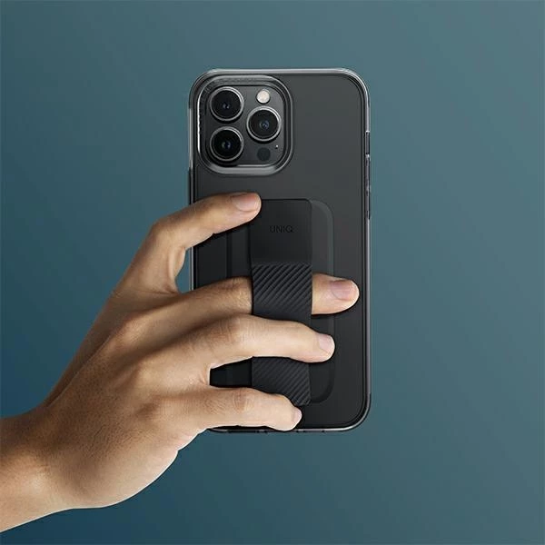Mbështjellës UNIQ Heldro Mount për iPhone 14 Plus, i zi
