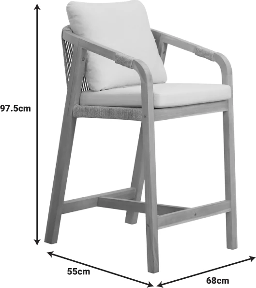 Tavolinë me karrige Bravo-Luciana, 7 copë, dru akacie dhe pëlhurë bezhë, 130x70x90 cm
