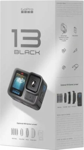 Kamerë sportive GoPro HERO13 Black 27 MP, 5.3K60, 1900 mAh, e zezë