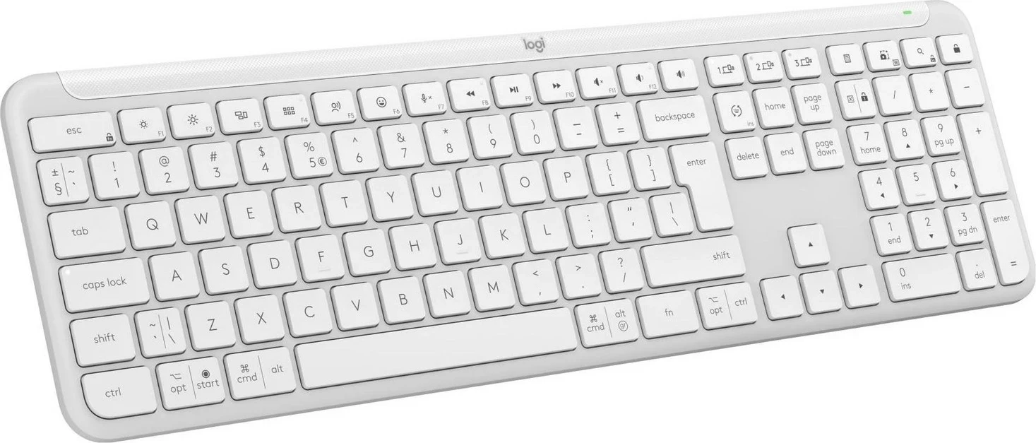 Tastierë pa tel Logitech K950, e bardhë