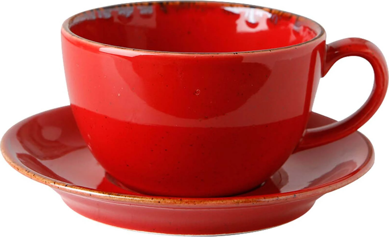 Filxhan porcelani Porland Seasons Magma 250 ml, i kuq, set 6 copë