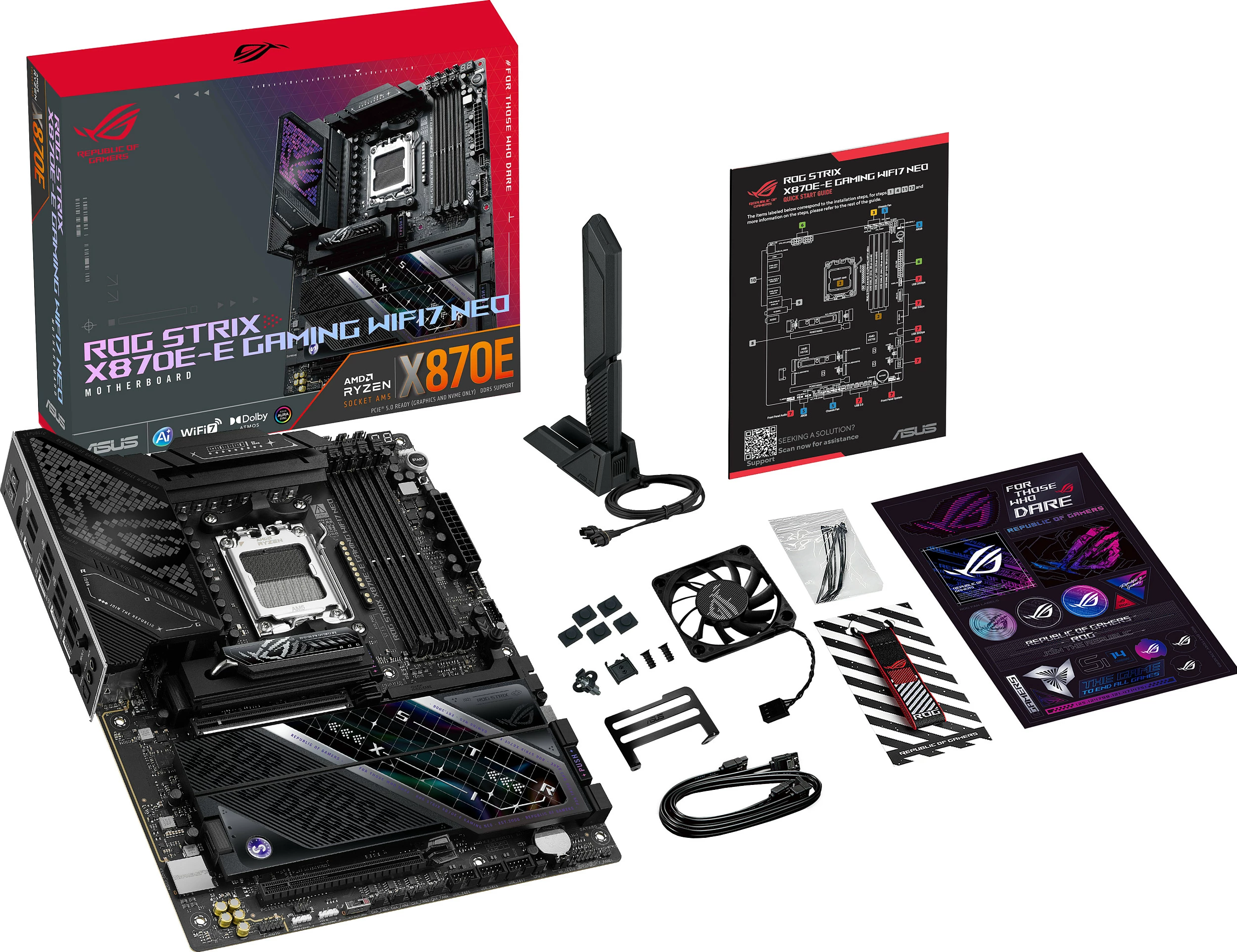 Pllakë amë ASUS ROG STRIX X870E-E Gaming WiFi 7 NEO, AMD AM5, ATX