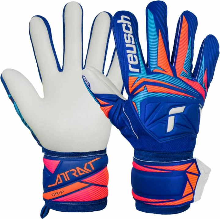 Doreza portieri për fëmijë Reusch Attrakt Grip Junior 5672815-4126, blu