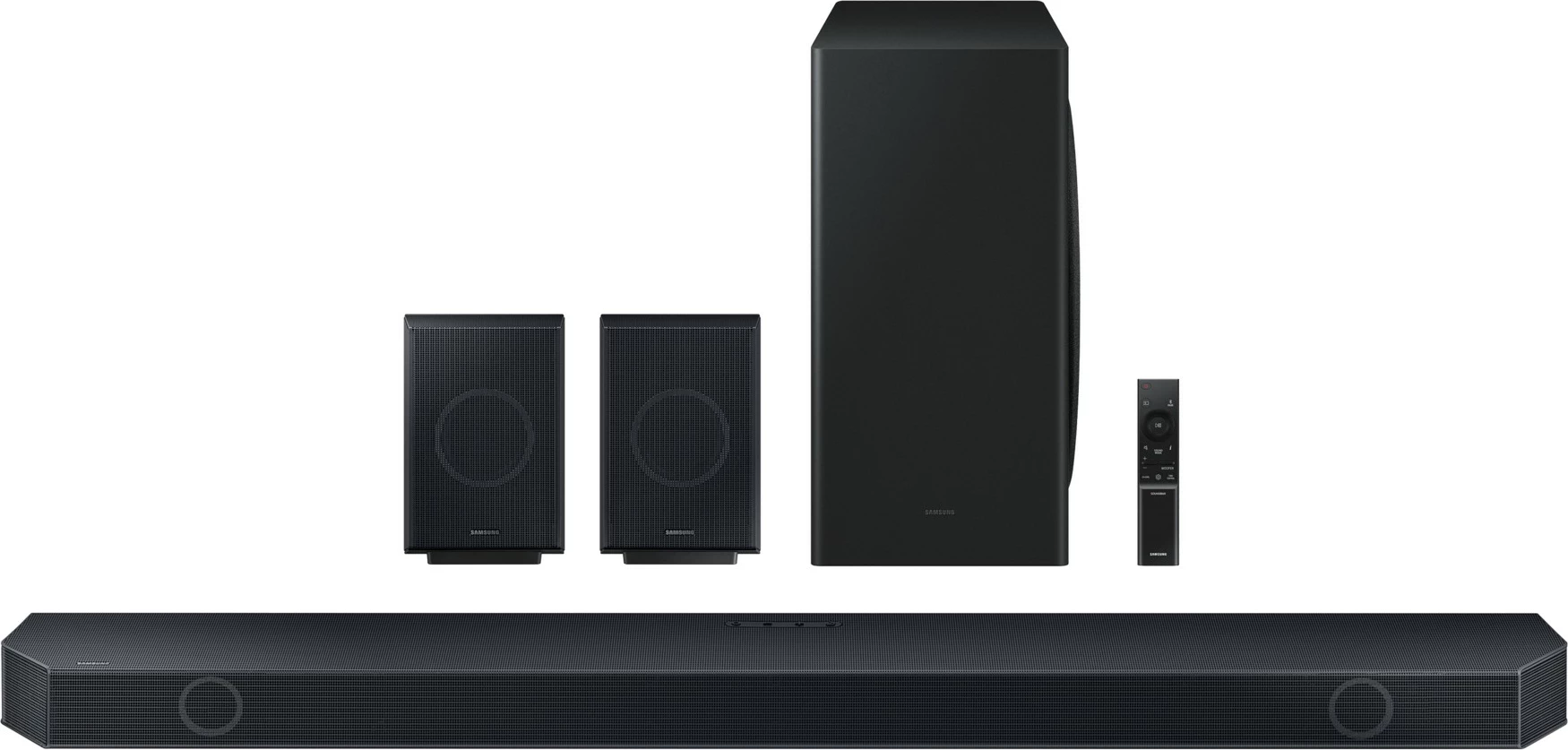 Altoparlant Samsung HW-Q930D EN soundbar me subwoofer dhe altoparlantë të pasëm, e zezë