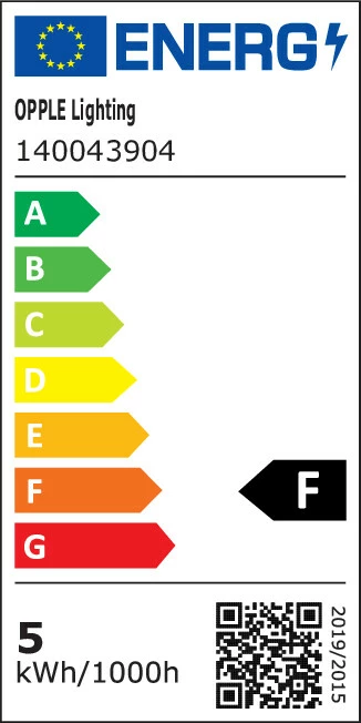 Llampë LED T5 batten Opple 300mm, 4.5W, 3000K, me switch, e bardhë