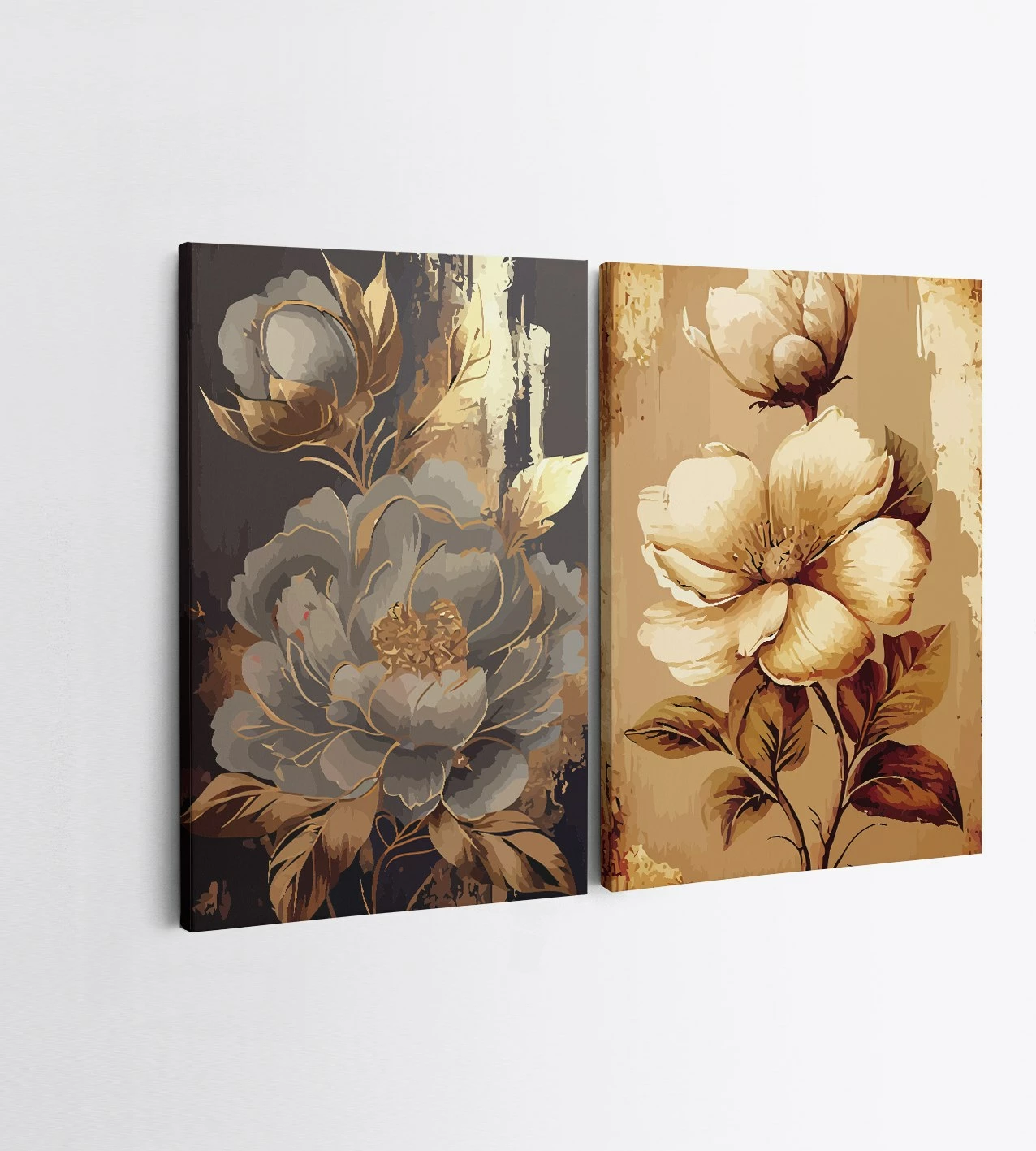 Pikturë dekorative në kanavacë (2 copa), Wallity, 2KNV4343, 50x70cm