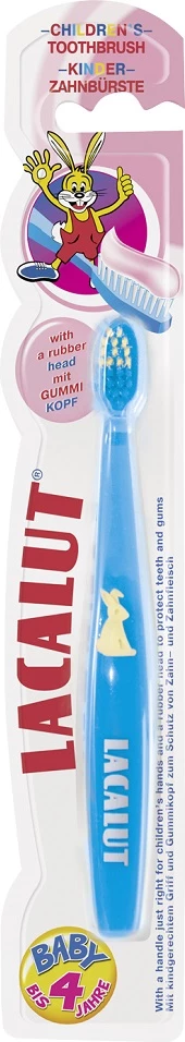 Furçë dhëmbësh për fëmijë Lacalut deri 4 vjeç, unisex, 1 copë