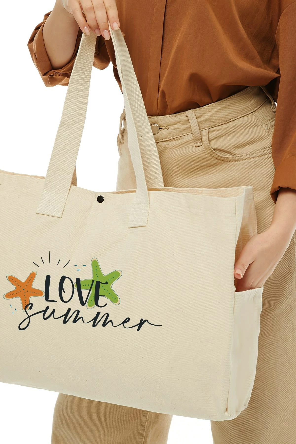 Tote bag Zoozie Bags, krem, 2203