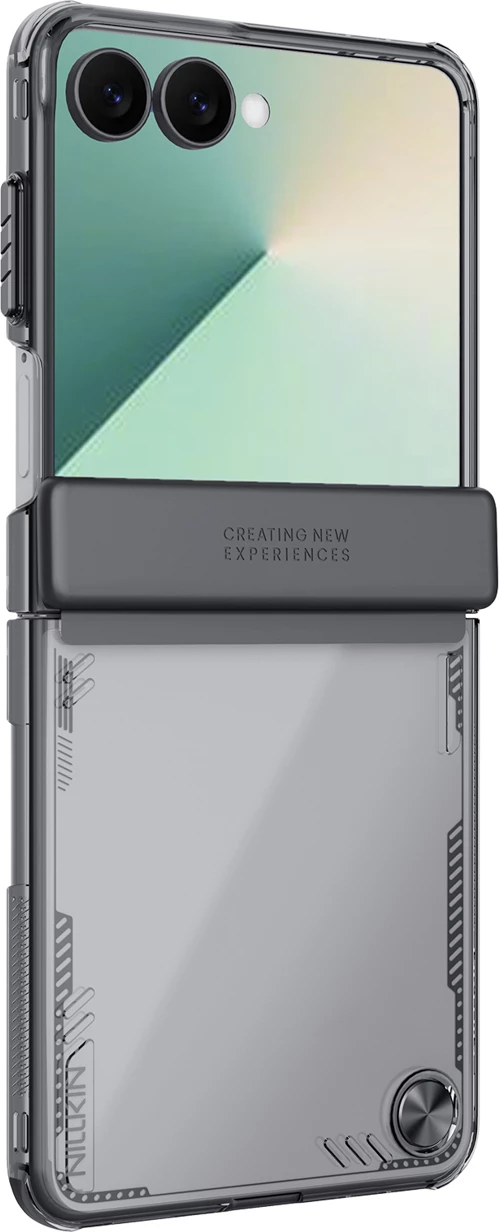 Mbështjellës Nillkin Iceblade për Samsung Galaxy Z Flip 7, TPU/PC me kënde të përforcuara, plant-based, black