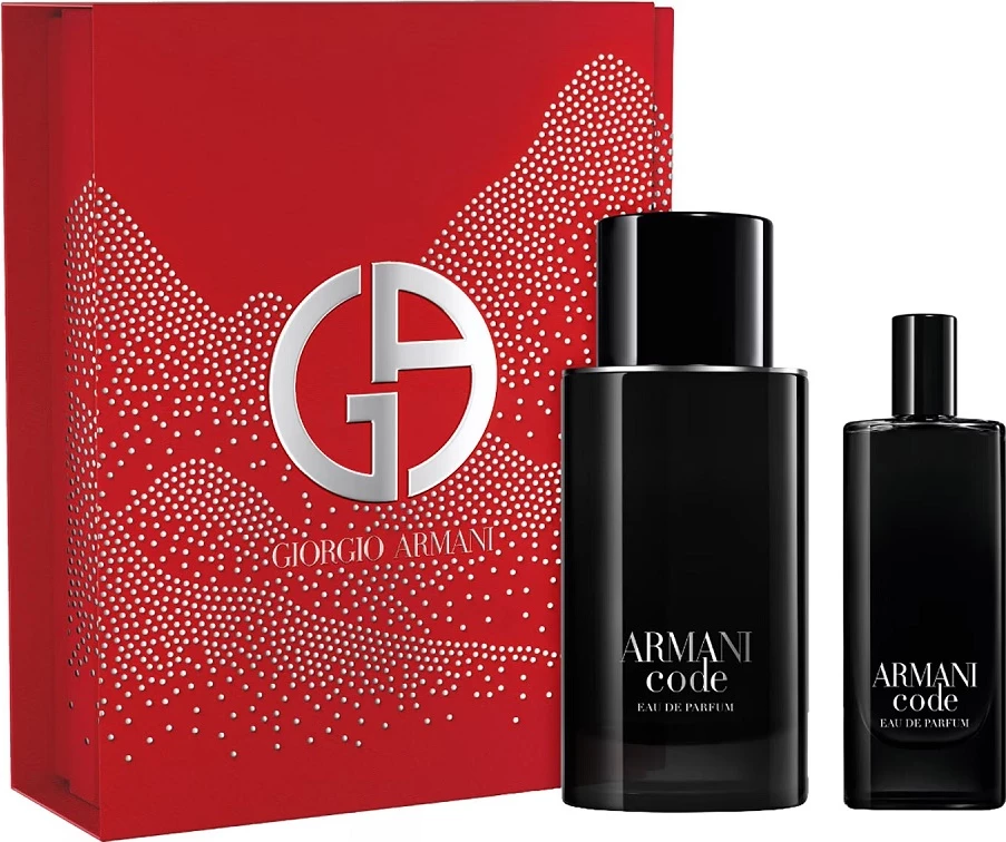 Eau de Parfum për meshkuj Giorgio Armani Code, 75ml + 15ml