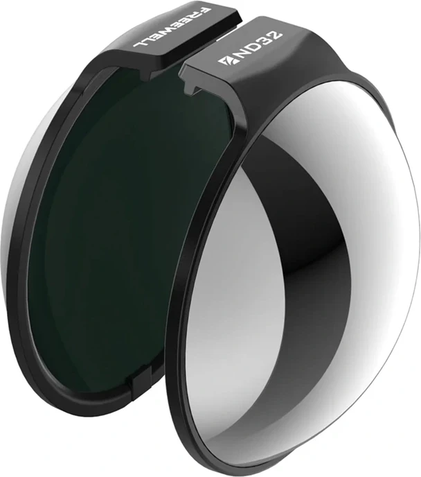 Filtër ND për kamera 360 Freewell FW-OS360-ND32, ND32 5 stopa, për DJI Osmo 360, me kuti dhe leckë